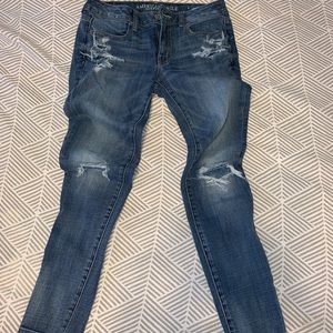 Destroyed American Eagle jeans